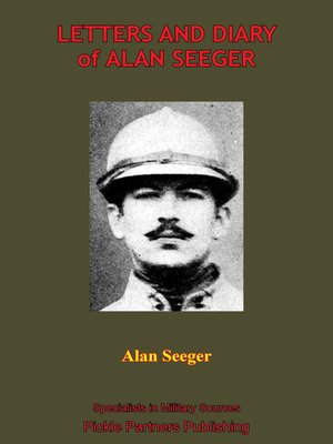 cover image of Letters and Diary of Alan Seeger